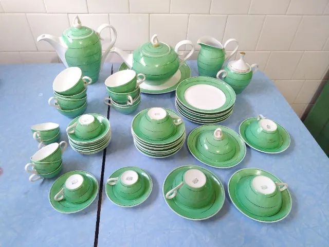 Conjunto porcelana, década de 50. Perfeito Estado - Foto 4