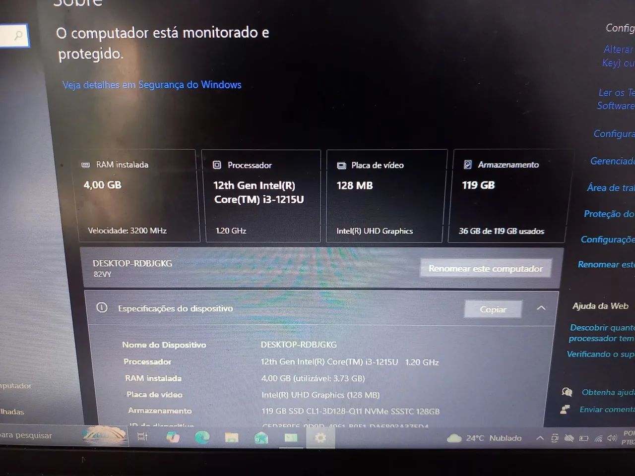 Notebook i3 12° geração  - Foto 3
