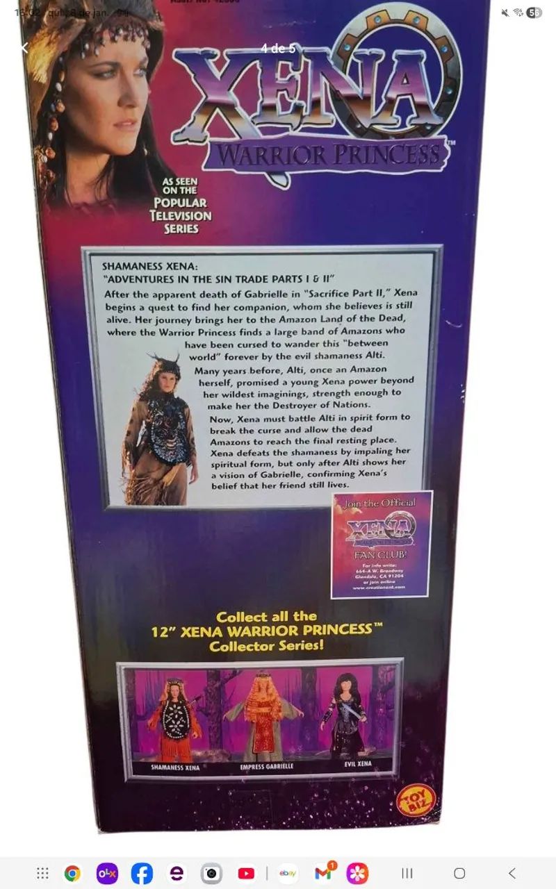 Shamaness Xena, 1988 raridade  - Foto 3