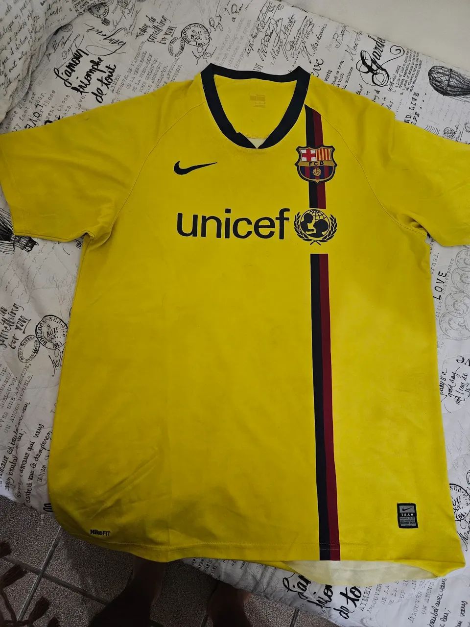 Camisa Barcelona Nike 2008/2009 Away G