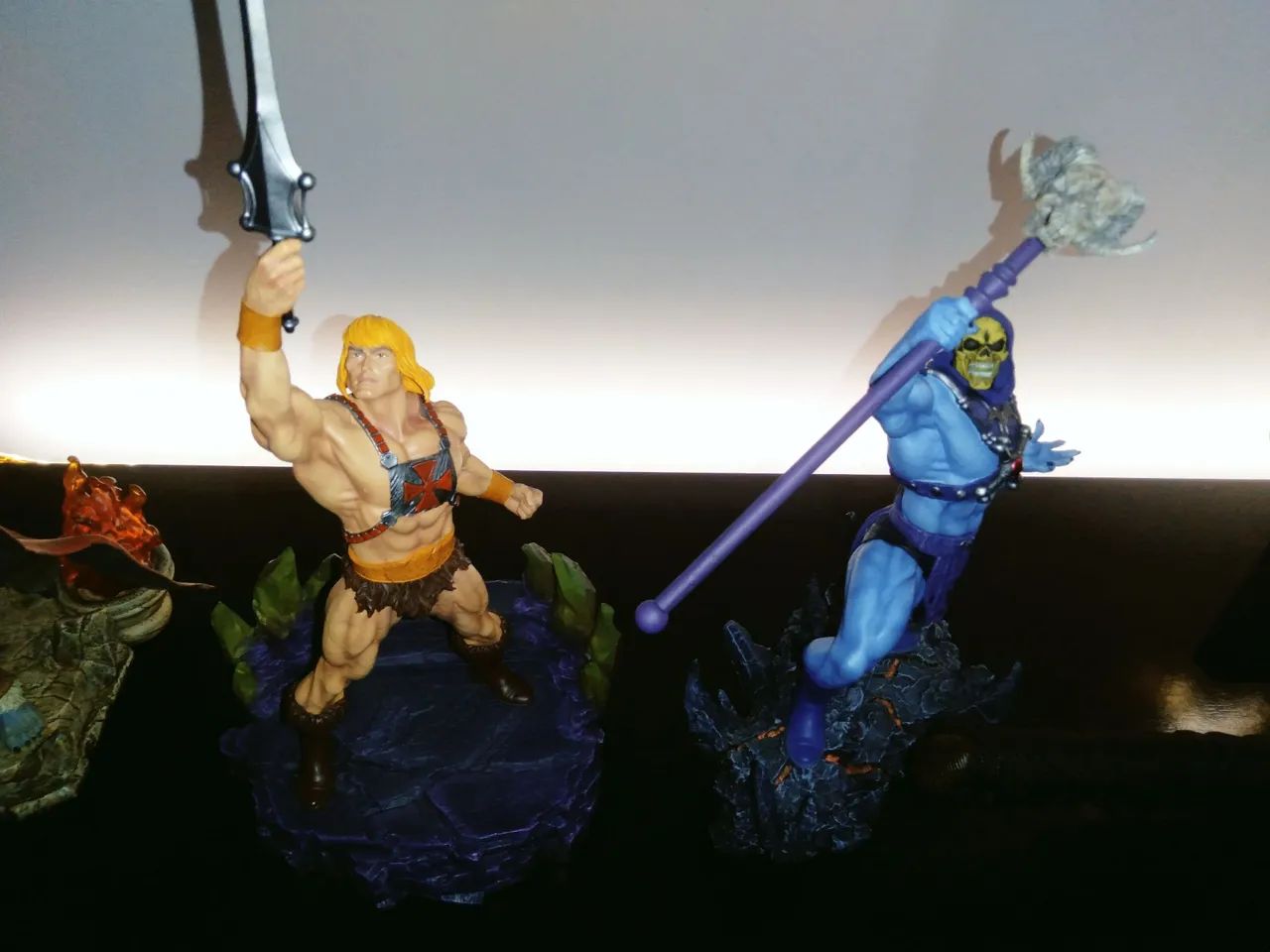 He Man e Esqueleto IRON STUDIOS Original Ed Limitada