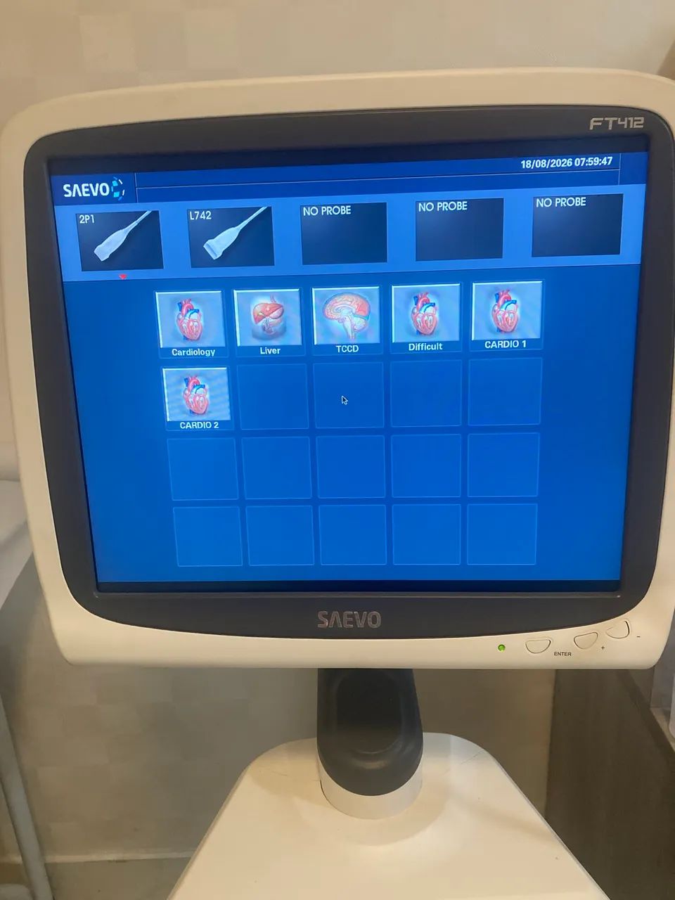 US SAEVO COM TRANSDUTOR CARDIO E VASCULAR