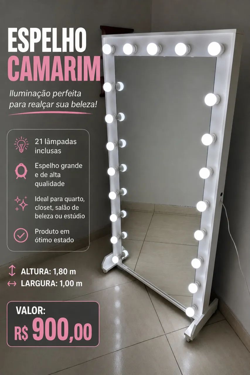Espelho camarim