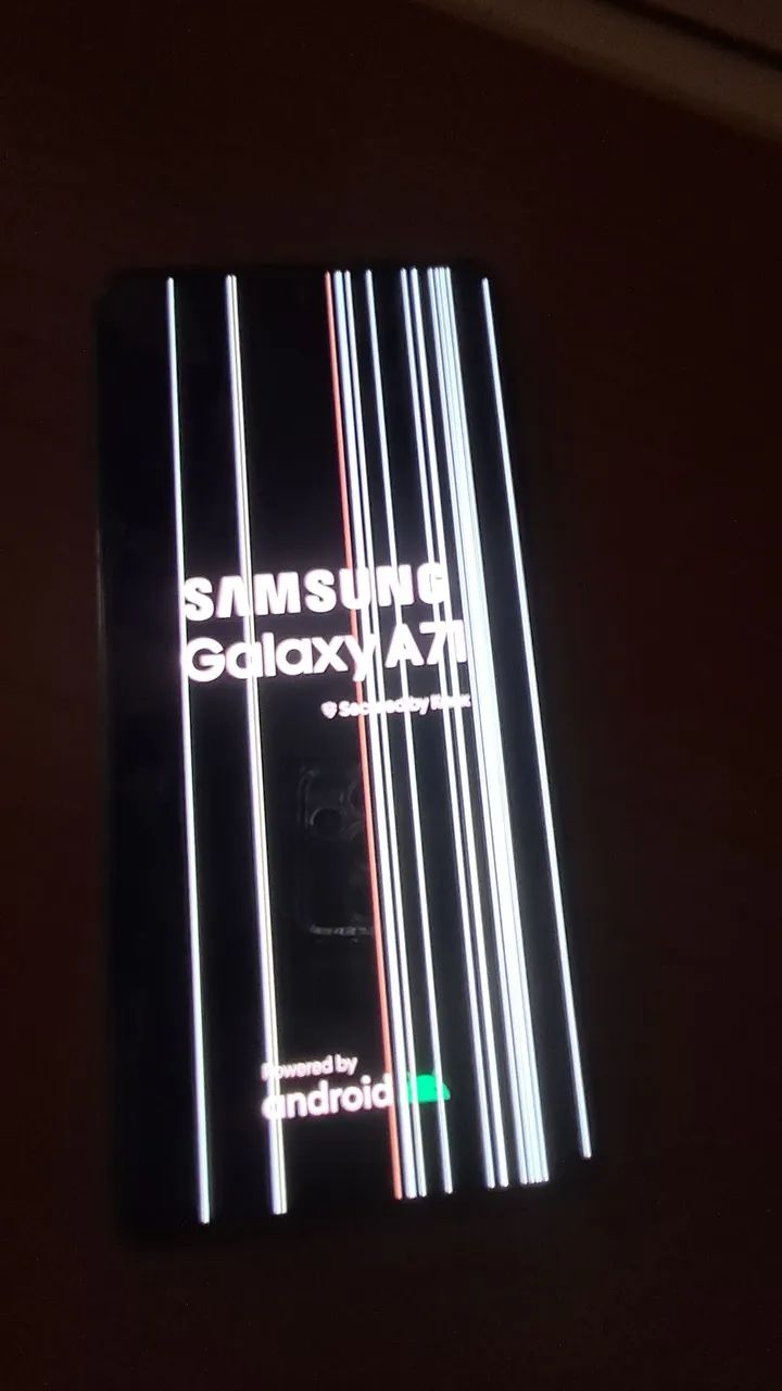 Sansung A71 com defeito ,listra na tela,mas funcionando . - Foto 4