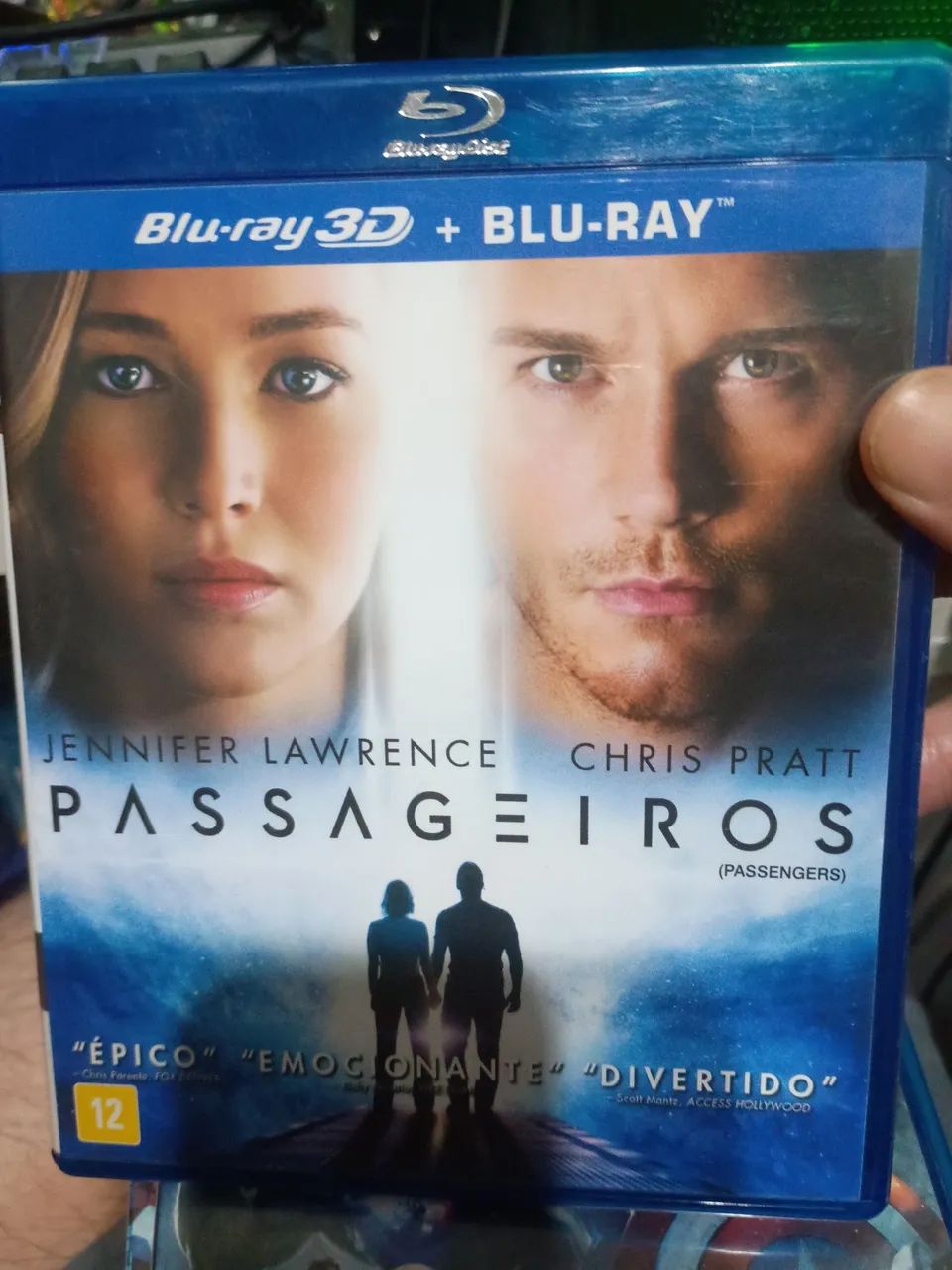 Blu Ray original 2d + 3d passageiros passengers