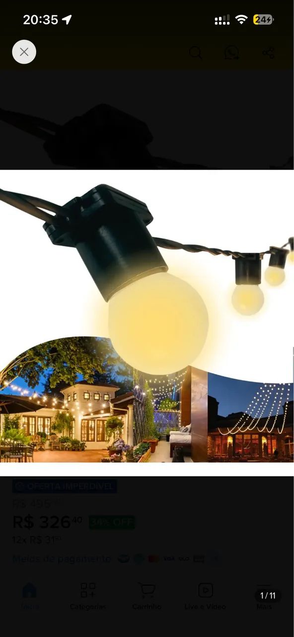 VARAL LED 50M