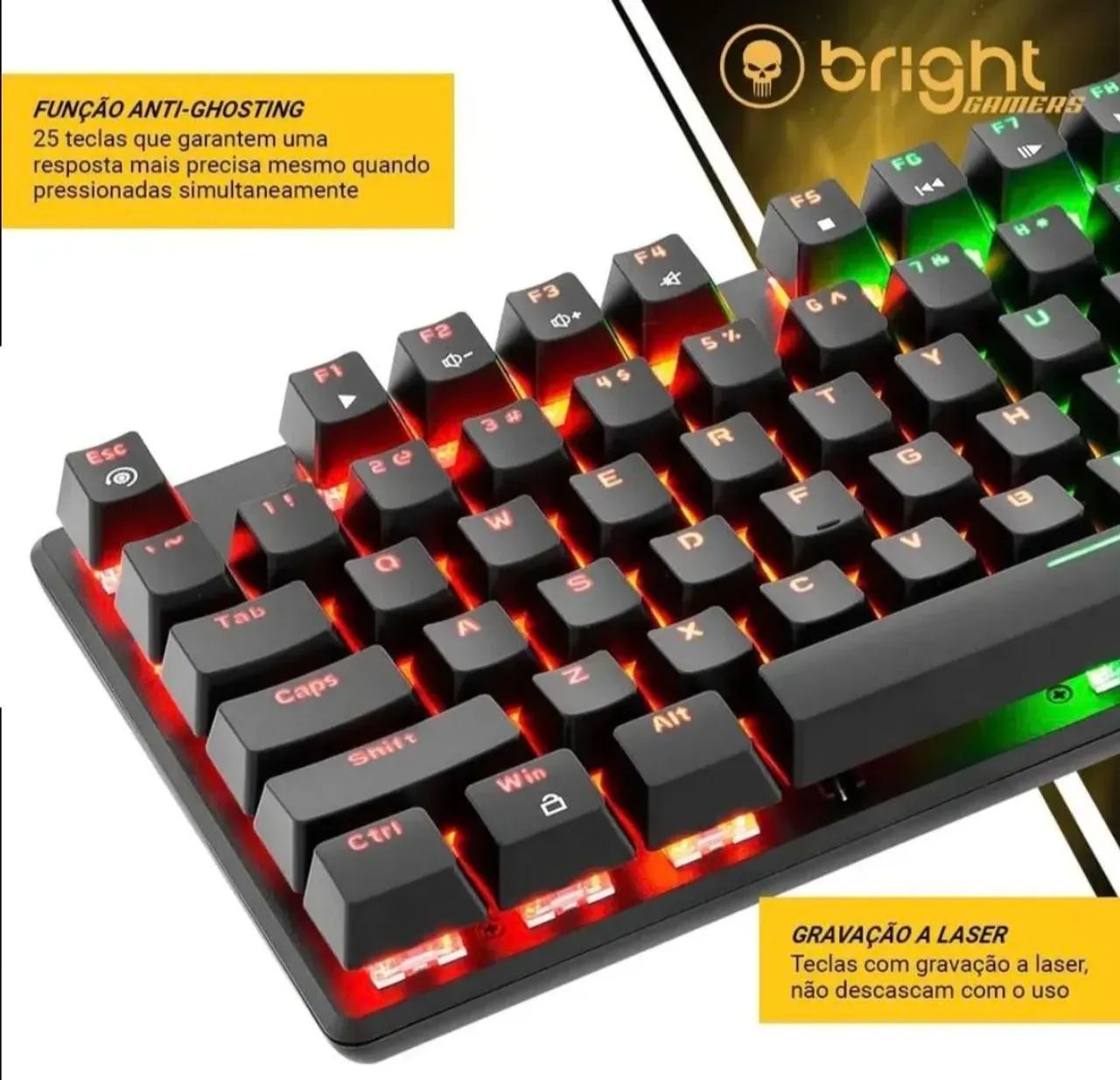 Teclado Mecânico ATTACK Brigth Gamers