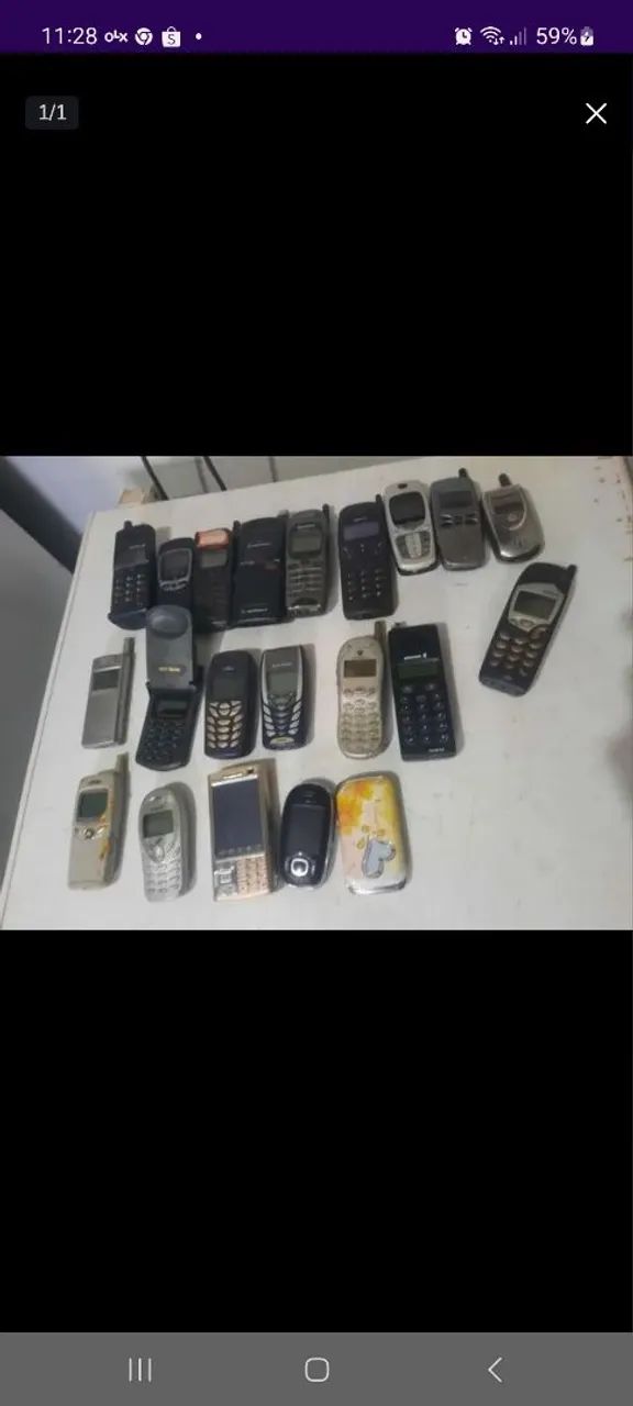 Celulares  antigos 