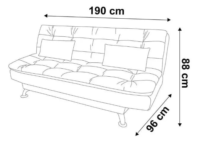 Sofá-cama 3 Lugares Casal Premium Suede Cinza - Foto 4