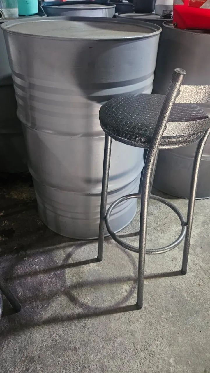Kit Banqueta alta e tambor  - Foto 3
