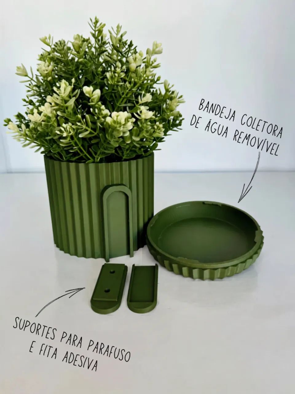 Vaso de Parede com Reservatório de Água 