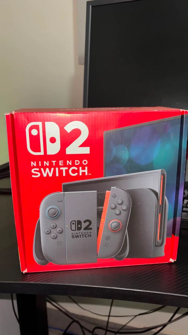 Nintendo Switch 2 + Pro Controller Original + Caixa Completo | Estado de Novo