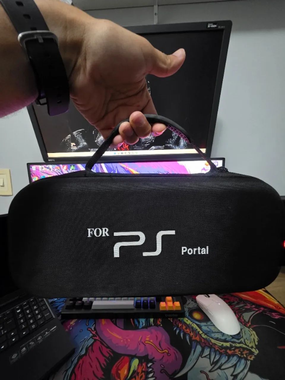 Playstation Portal com capa, case e película - Foto 4