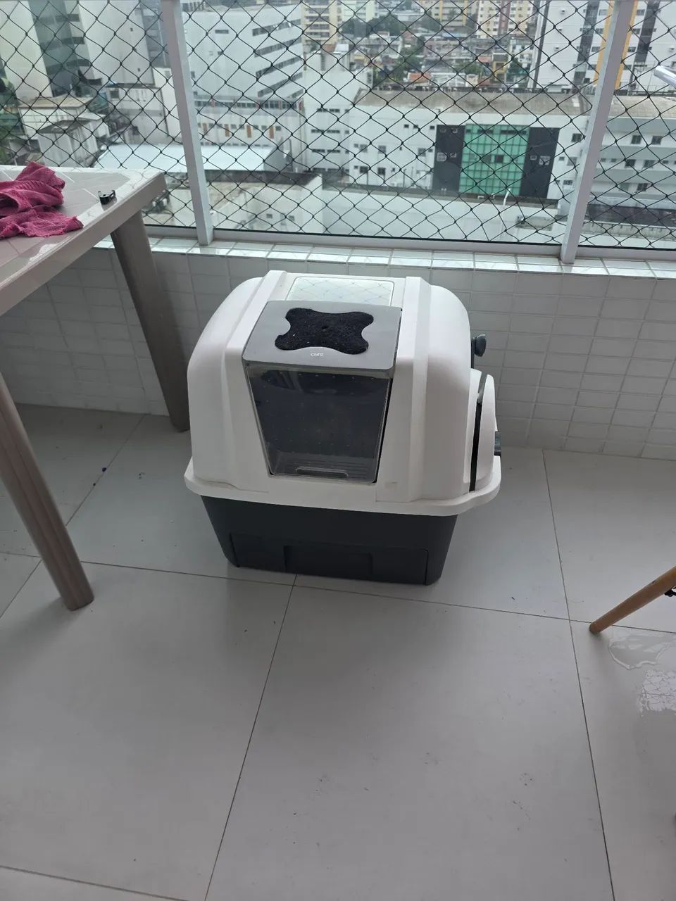 Caixa de areia automatizada com alavanca