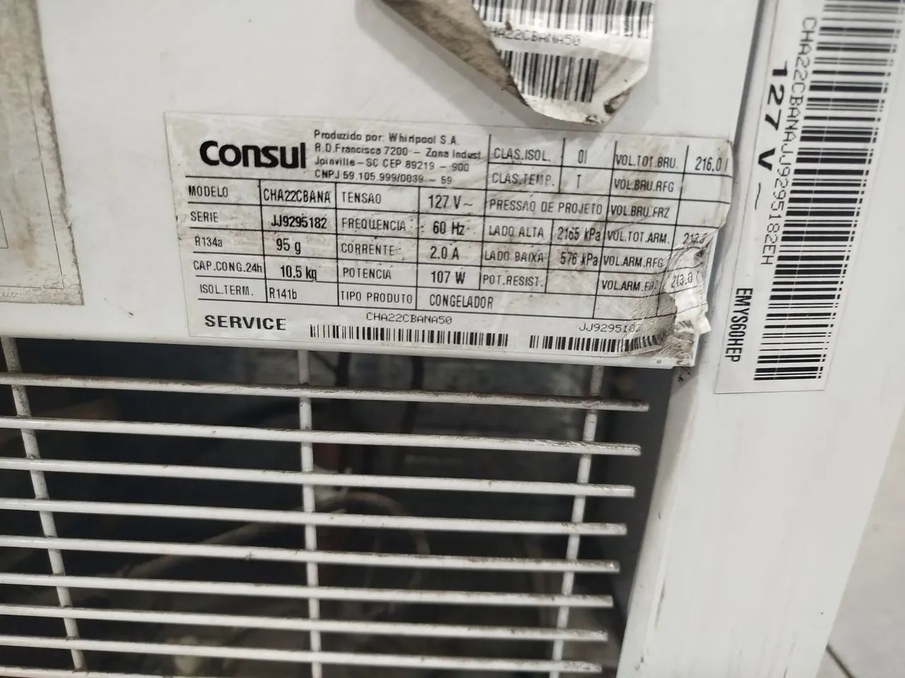 Freezer horizontal Consul 220lts 127v - Foto 5