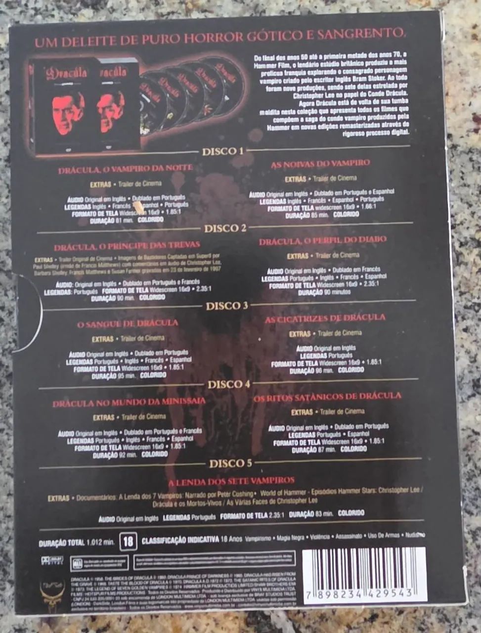 DVD DRACULA Ultimate Hammer Collection - Foto 2