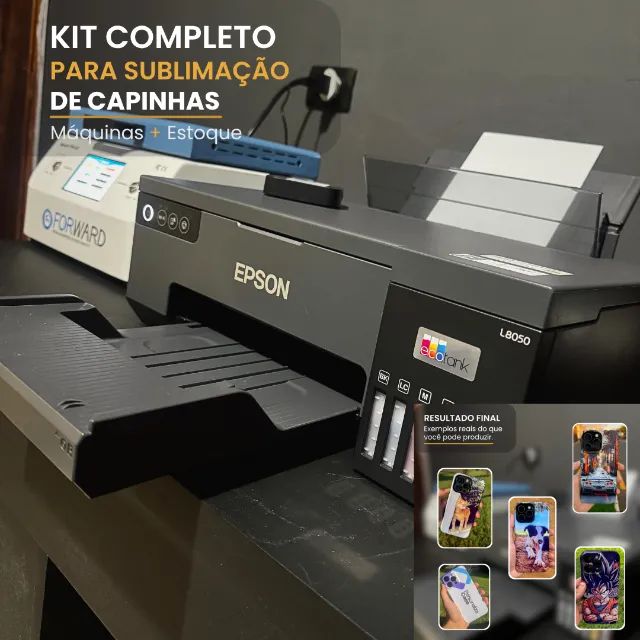 Oportunidade de Renda Extra | Kit Completo para Sublimação de Capinhas de Celular