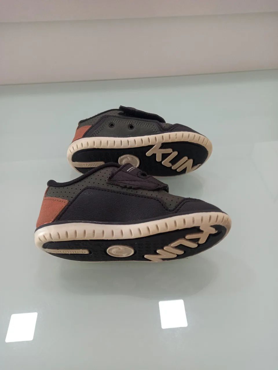 TENIS KLIN VELCRO PRETO TAMAMHO 23 - Foto 6