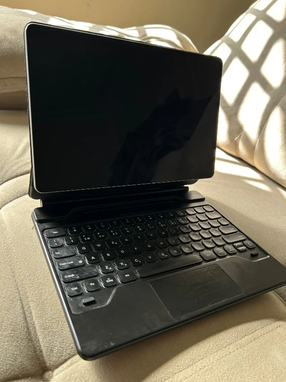 SAMSUNG TABLET S7 FE 128g com caneta original e Capa Magnética Magic Keyboard - Foto 3