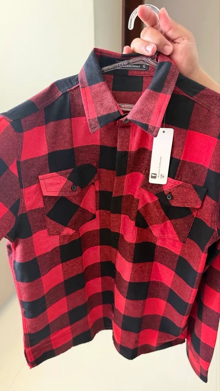 Camisa Xadrez Nova 16 Anos