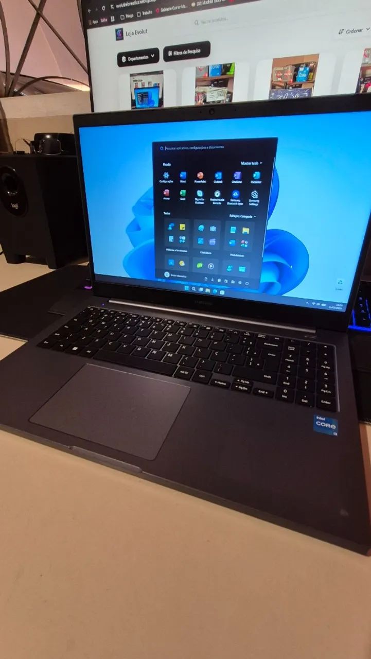 Notebook Samsung Book i3 256GB com garantia e brinde!