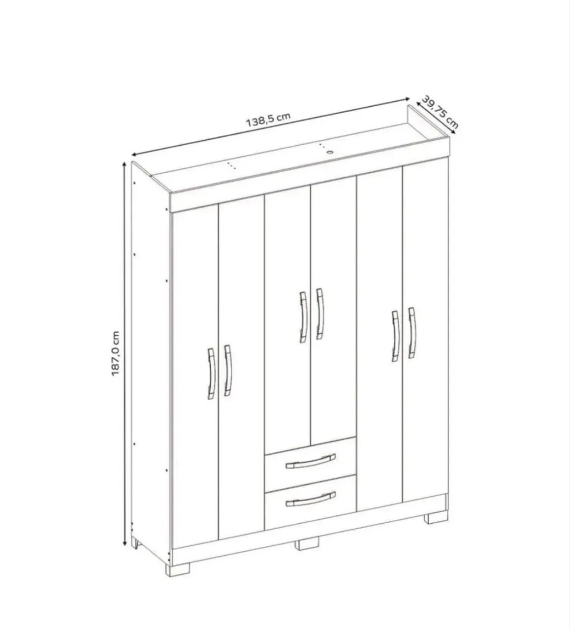 Guarda roupa  6015 - Foto 2