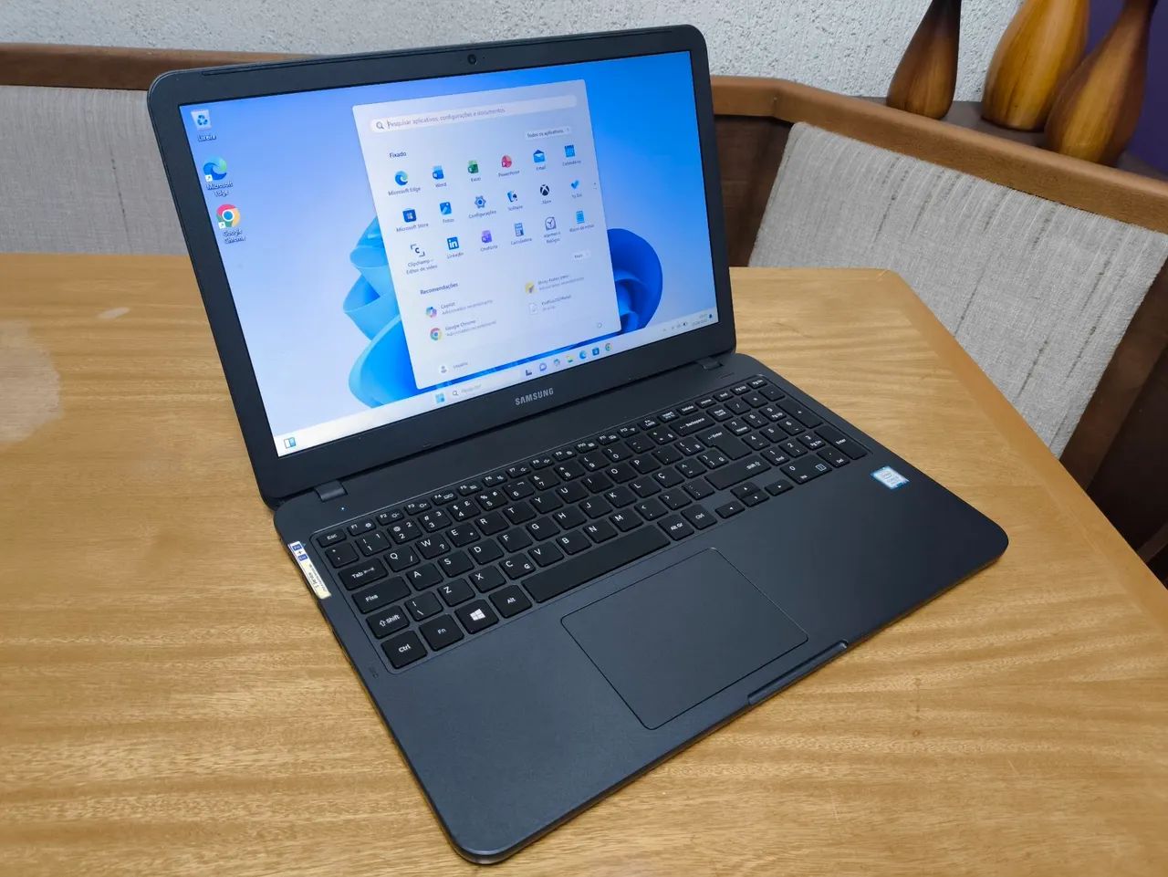 Notebook Samsung, Intel core i5 (8th), SSD de 240 GB, 8 GB de RAM, tela de 15.6 polegadas