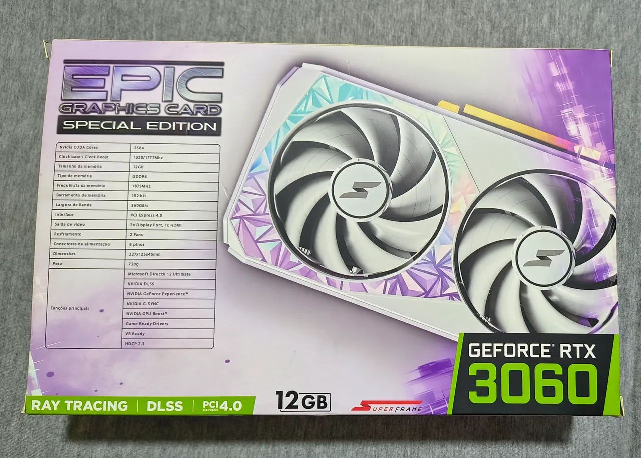 Geforce rtx 3060 12gb Ray tracing - Foto 2