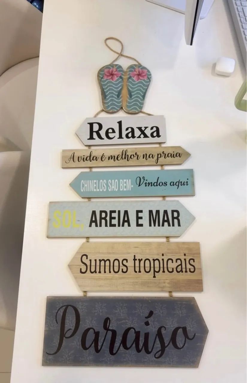 Plaquinhas decorativas