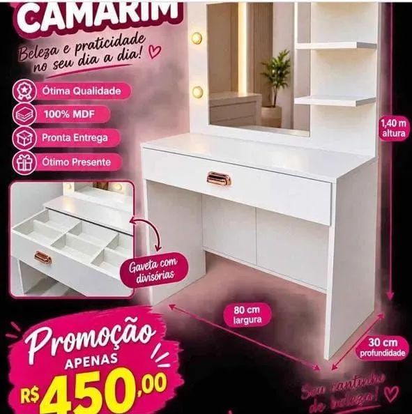 PENTEADEIRAS CAMARIM  - Foto 4