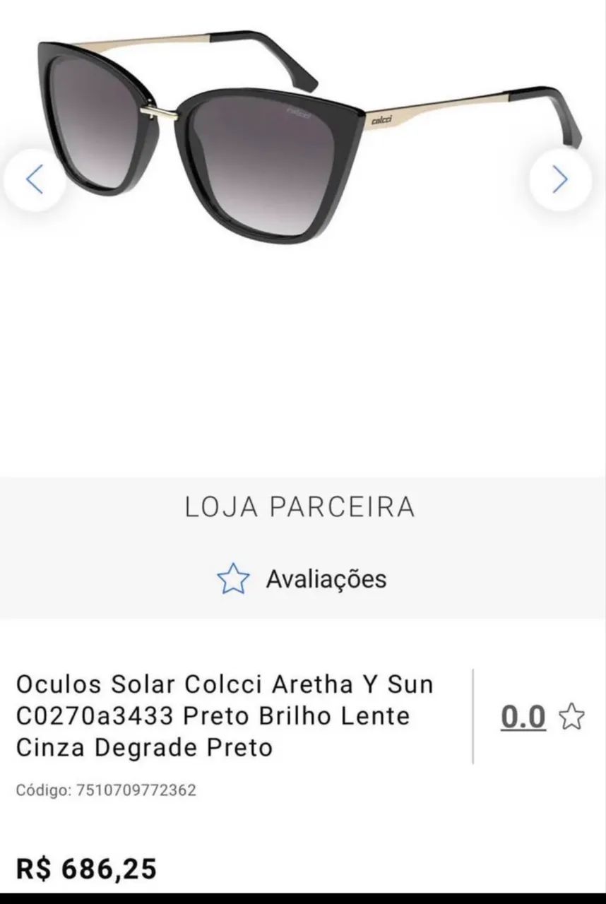 Óculos Colcci original