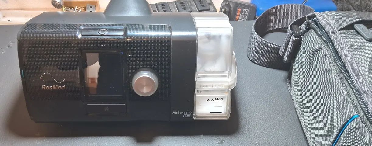 CPAP Automático AirSense S10 AutoSet Umidificador + Máscara Philips DreamWear - Foto 3