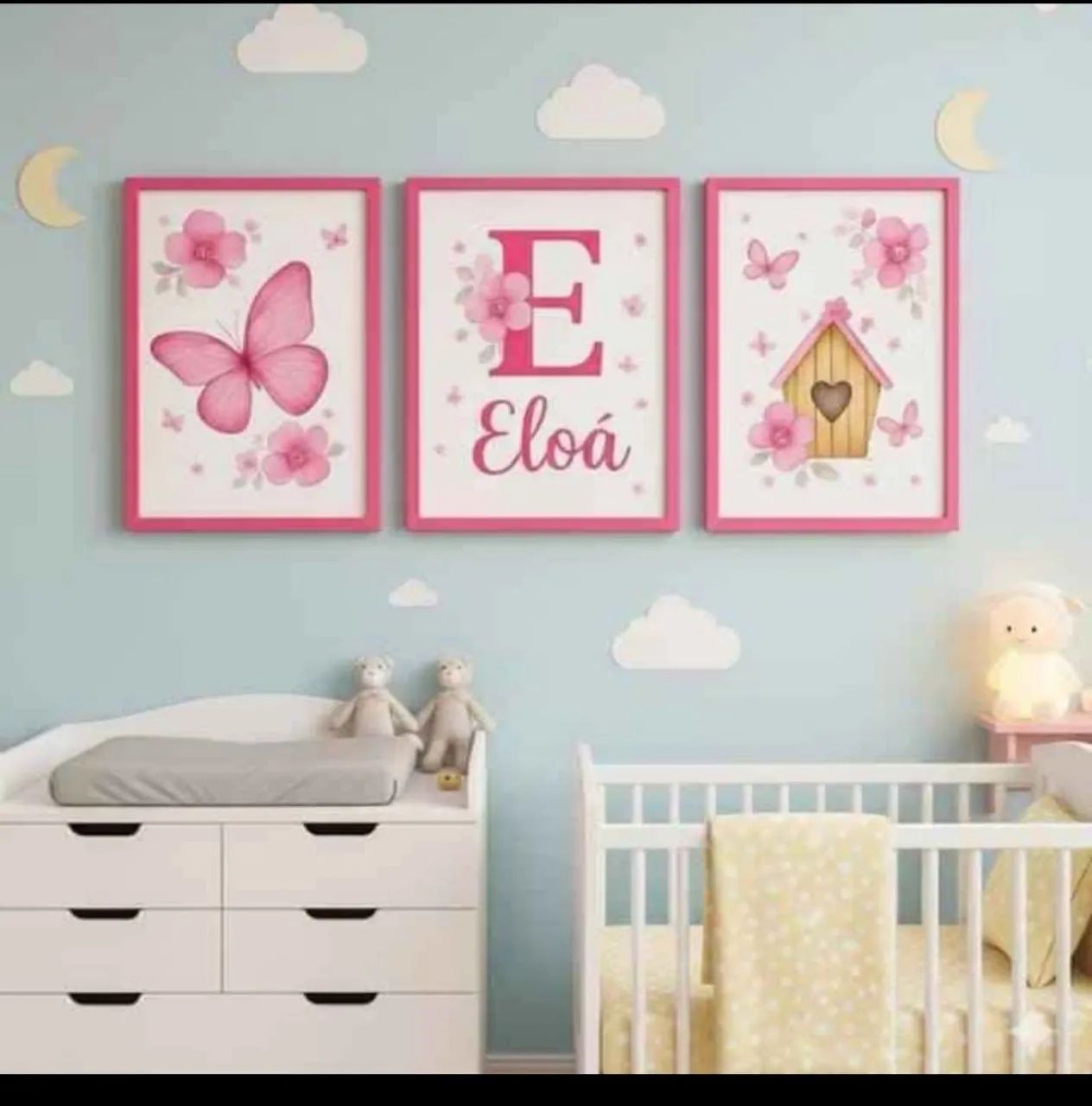 QUADROS INFANTIL COM NOME PERSONALIZADO 