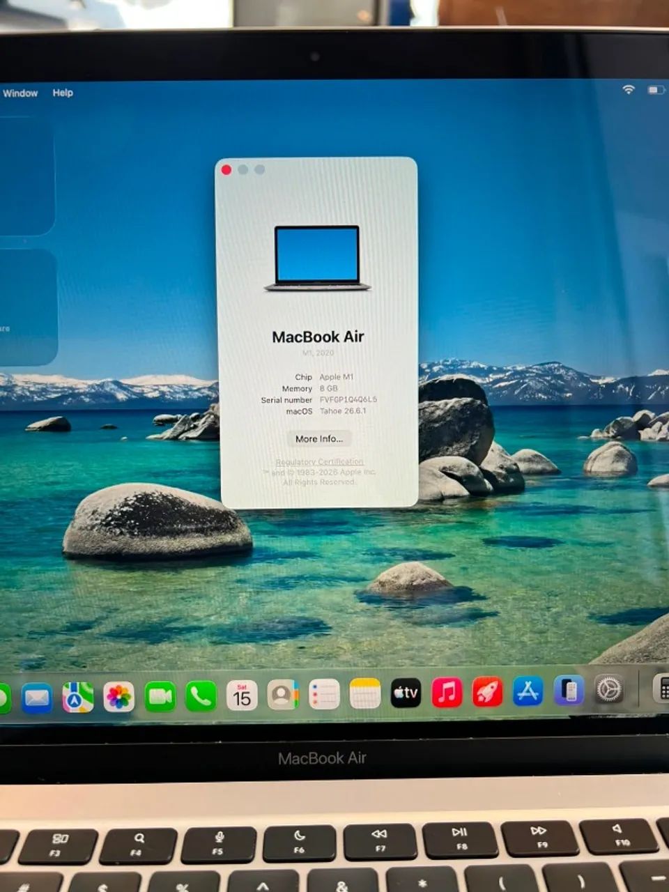 MacBook Air M1 13 pol. 8GB / 512GB - Seminovo 6 meses de garantia