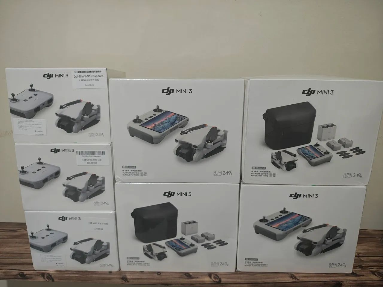 DJI MINI 3 combo ou standart LACRADOS  **PREÇO NA DESCRIÇÃO**
