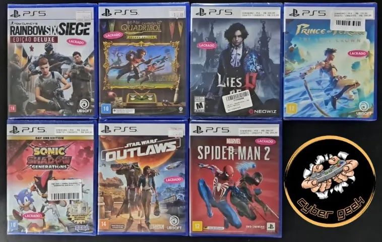 JOGOS PLAYSTATION 5 NOVO LACRADO PREÇOS NA DESCRIÇÃO Descrever Na Compra o Jogo Escolhido