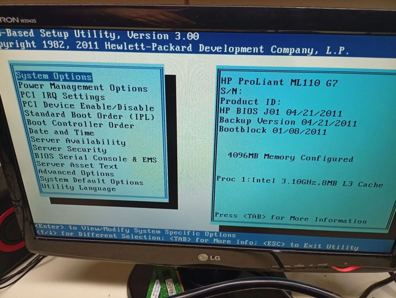 CPU Servidor Hp proliant ML110 G7 - Foto 4