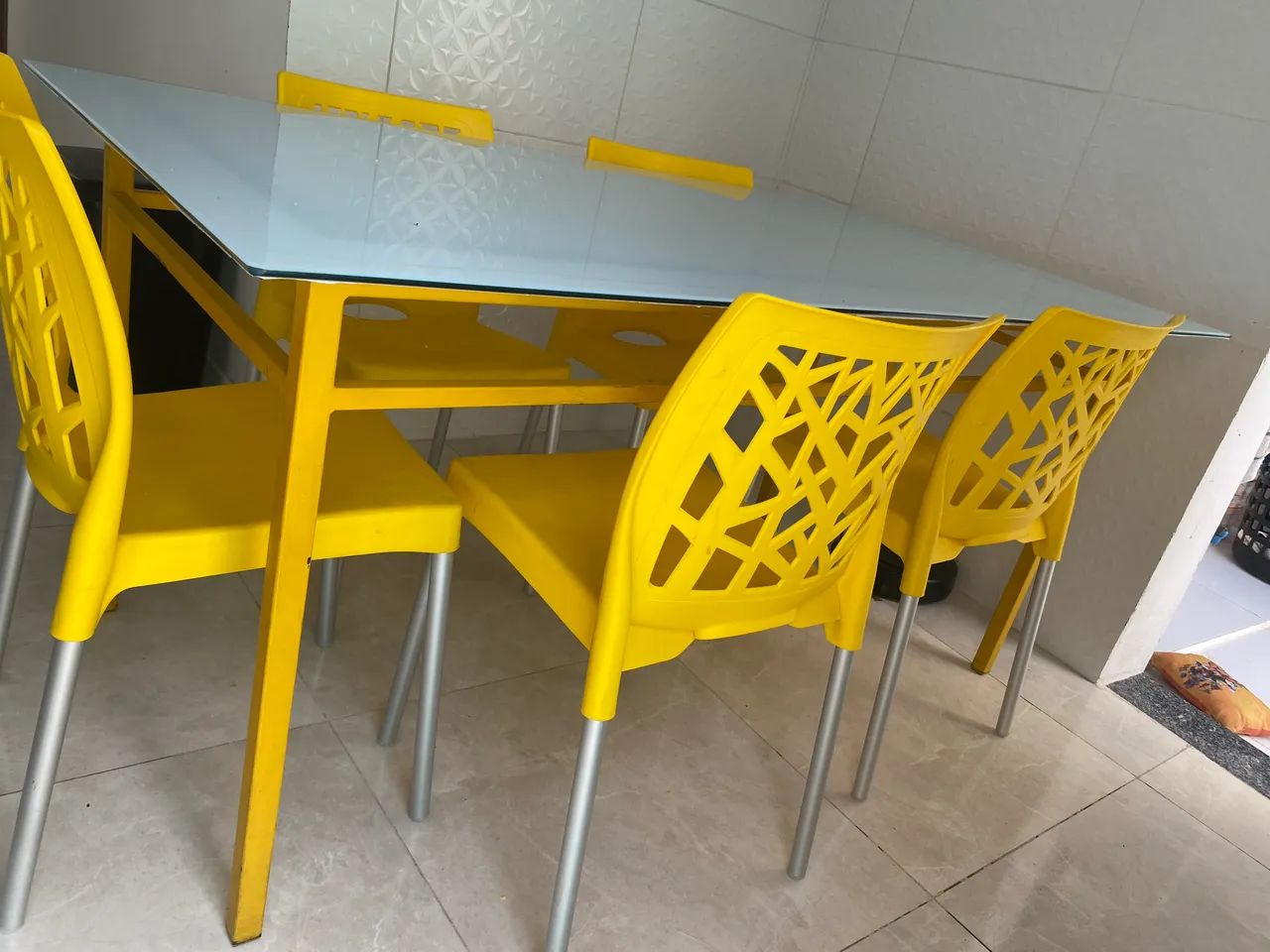 Linda mesa de vidro - Foto 2