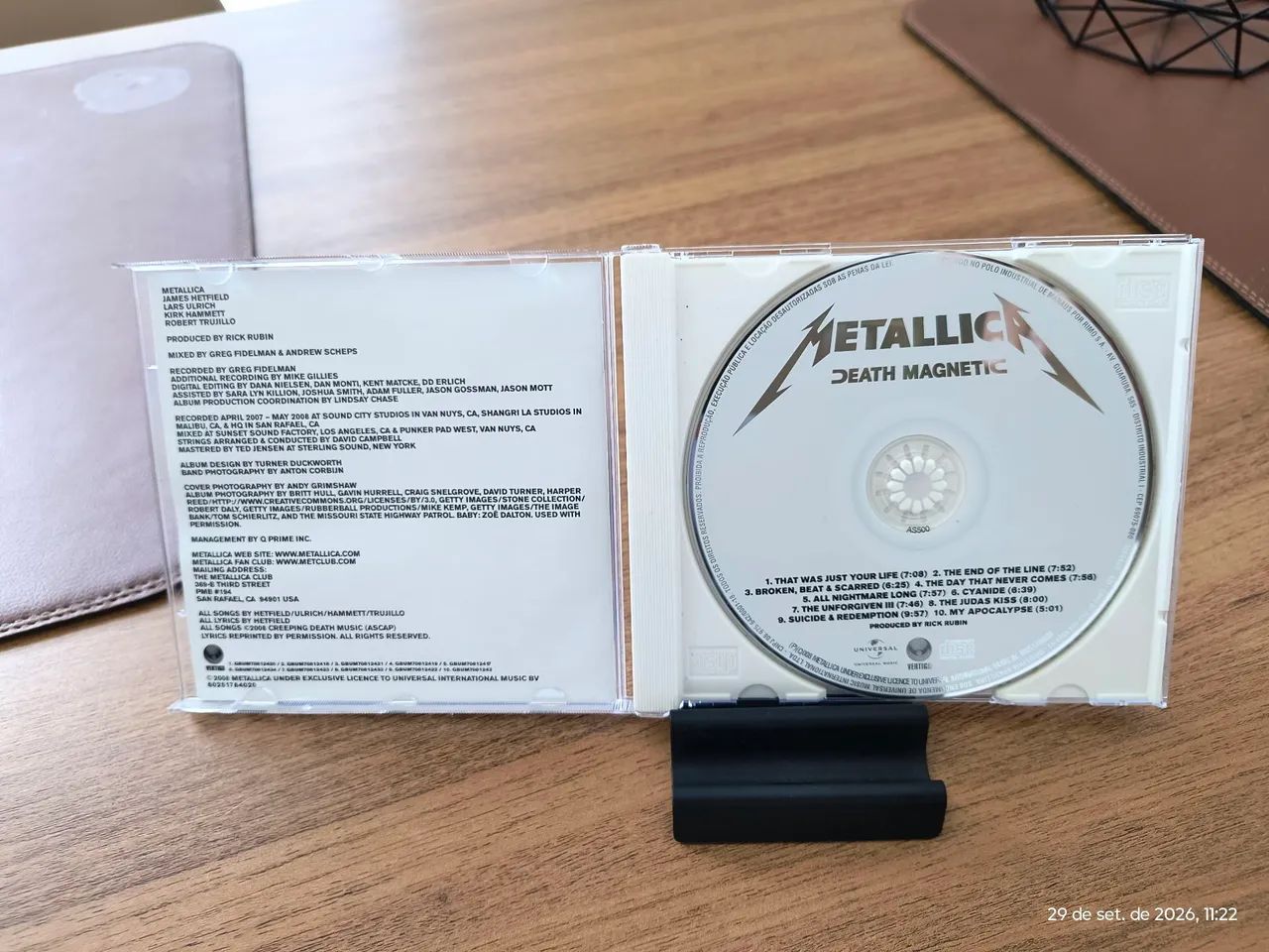 CD- METALLICA -DEATH MAGNETIC - Foto 2