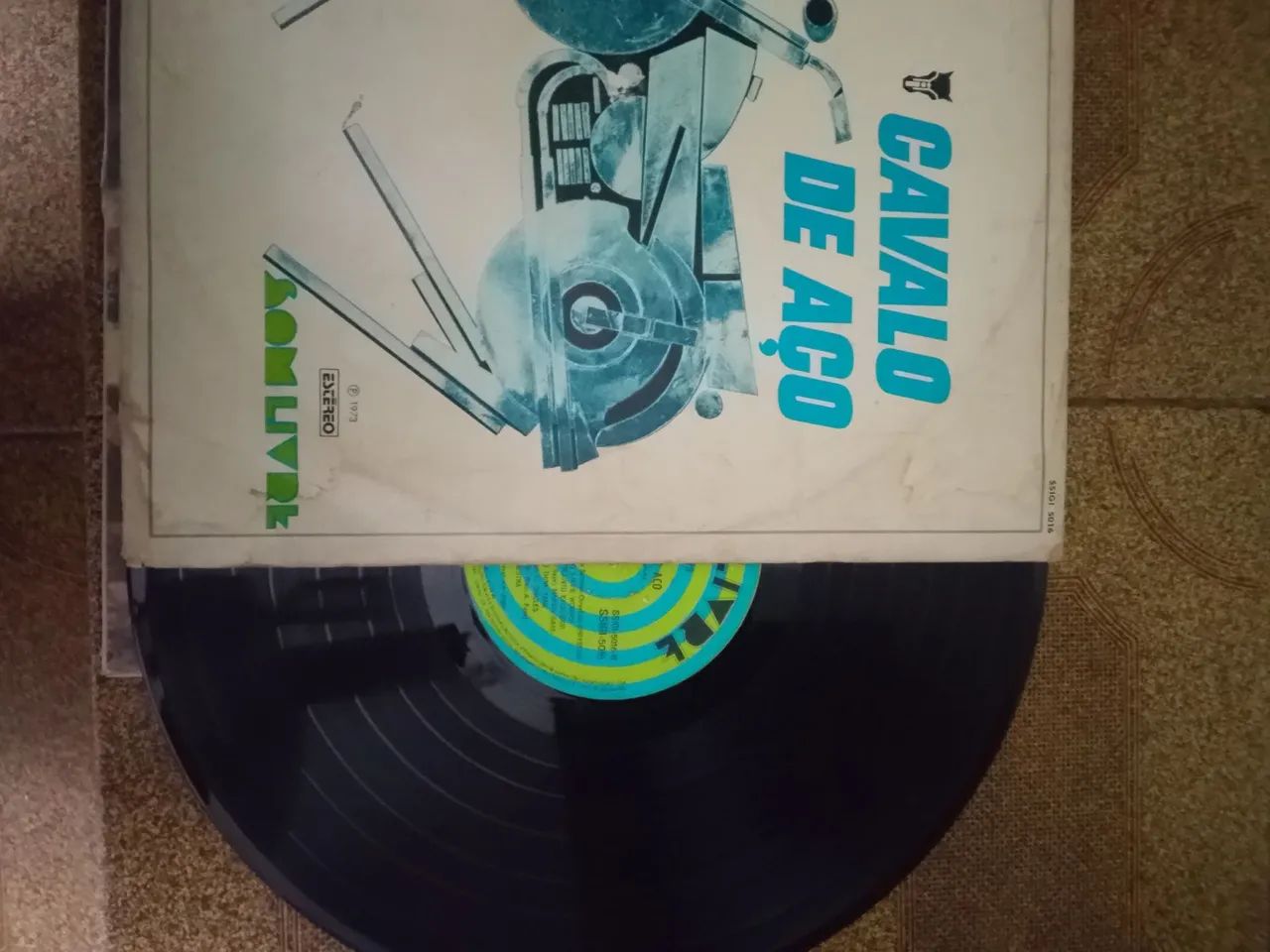 Disco de Vinil 1973 Som Livre - Cavalo de Aço em bom estado 