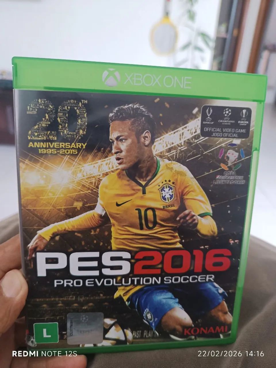Neymar camisa10 ? Jogo Xbox One - PES 2016 (Pro Evolution Soccer) Edição Aniversário 