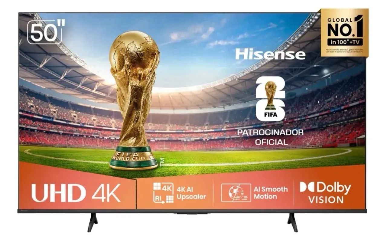 Smart TV Hisense 4K 50" Polegadas 