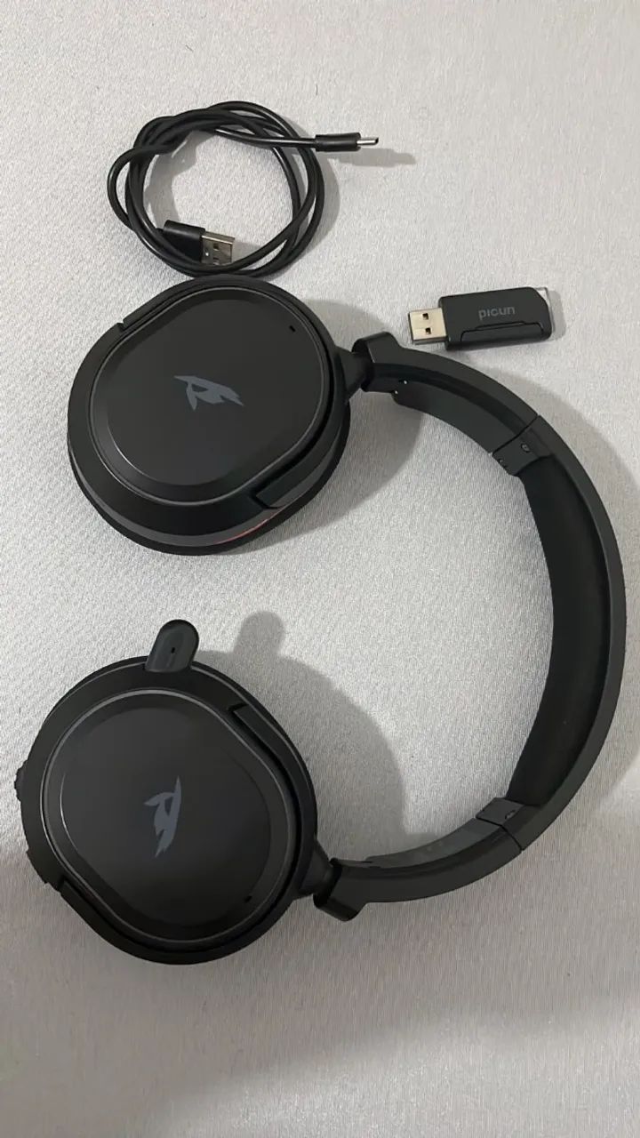 Headset Gamer Picun G2 Wireless - 2.4GHz + Bluetooth - Foto 3