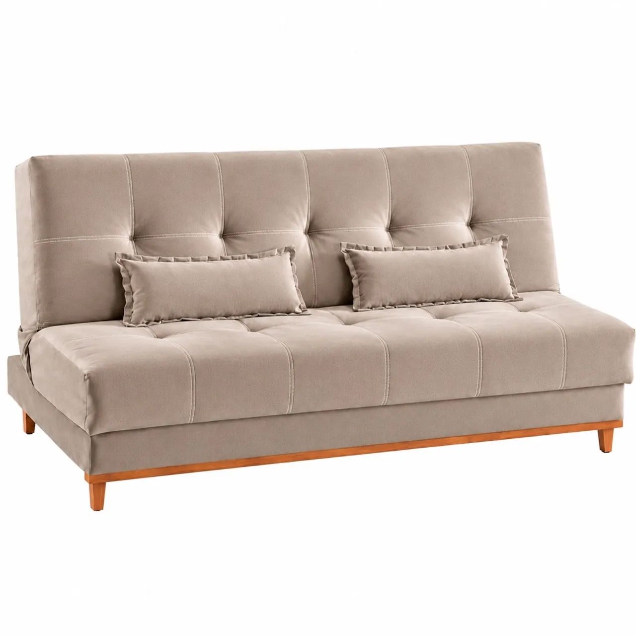Sofá cama Italiano bede 03 / veludo / pronta entrega  - Foto 2
