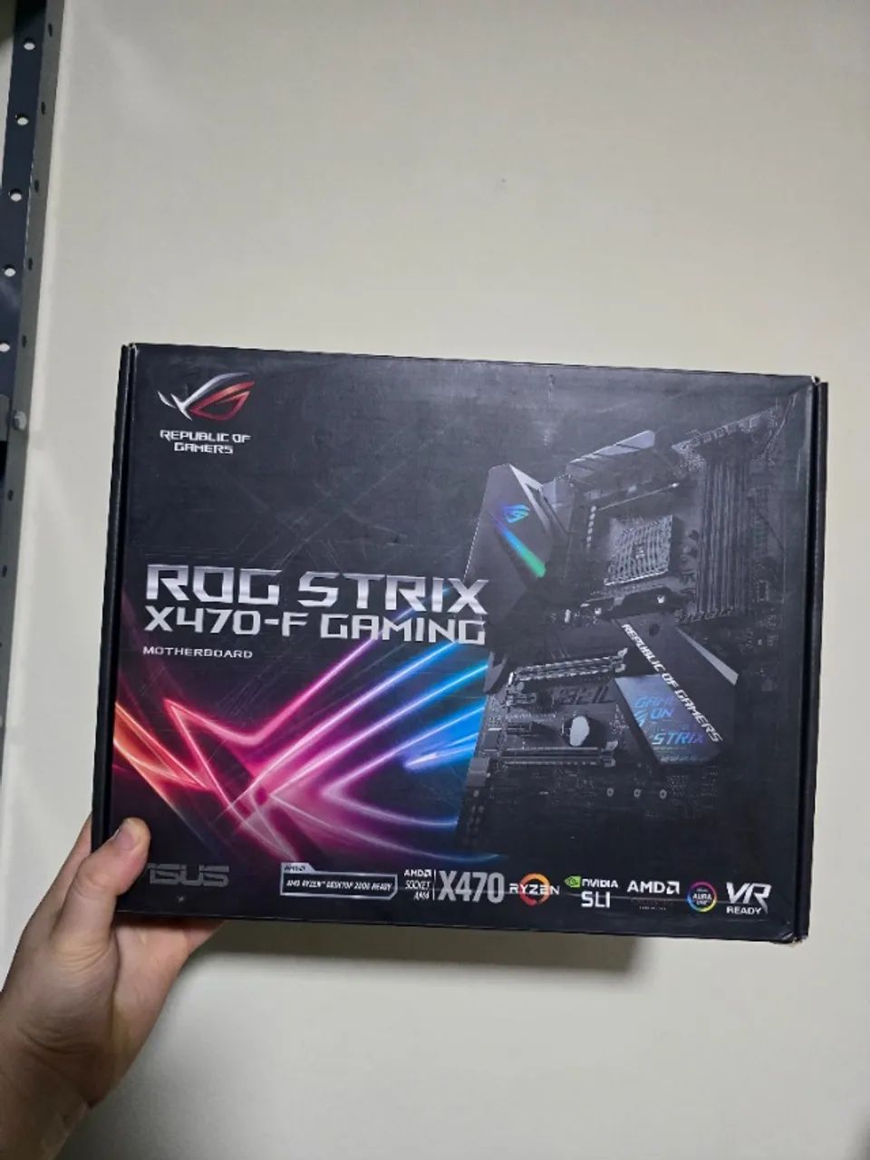 Placa mãe X470F - GAMING ROG STRIX 