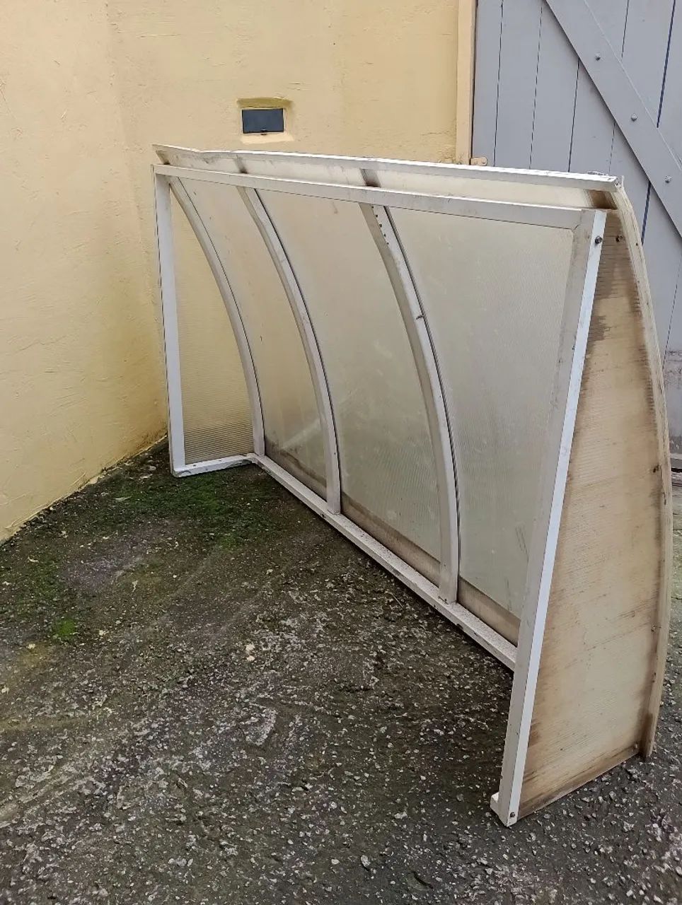 Toldo usado policarbonato estrutura intacta  - Foto 2