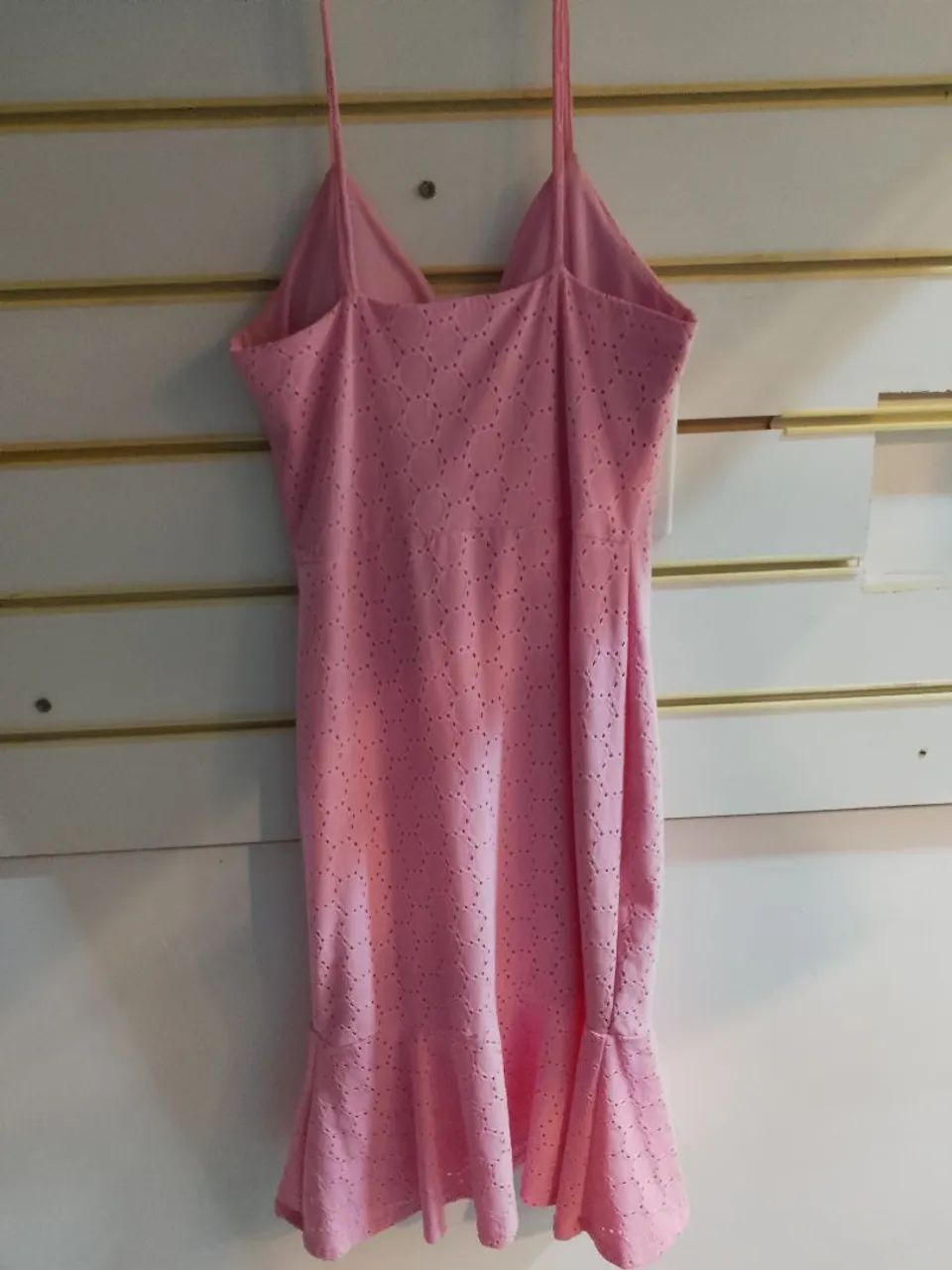 Vestido rosa de alcinha - Foto 4