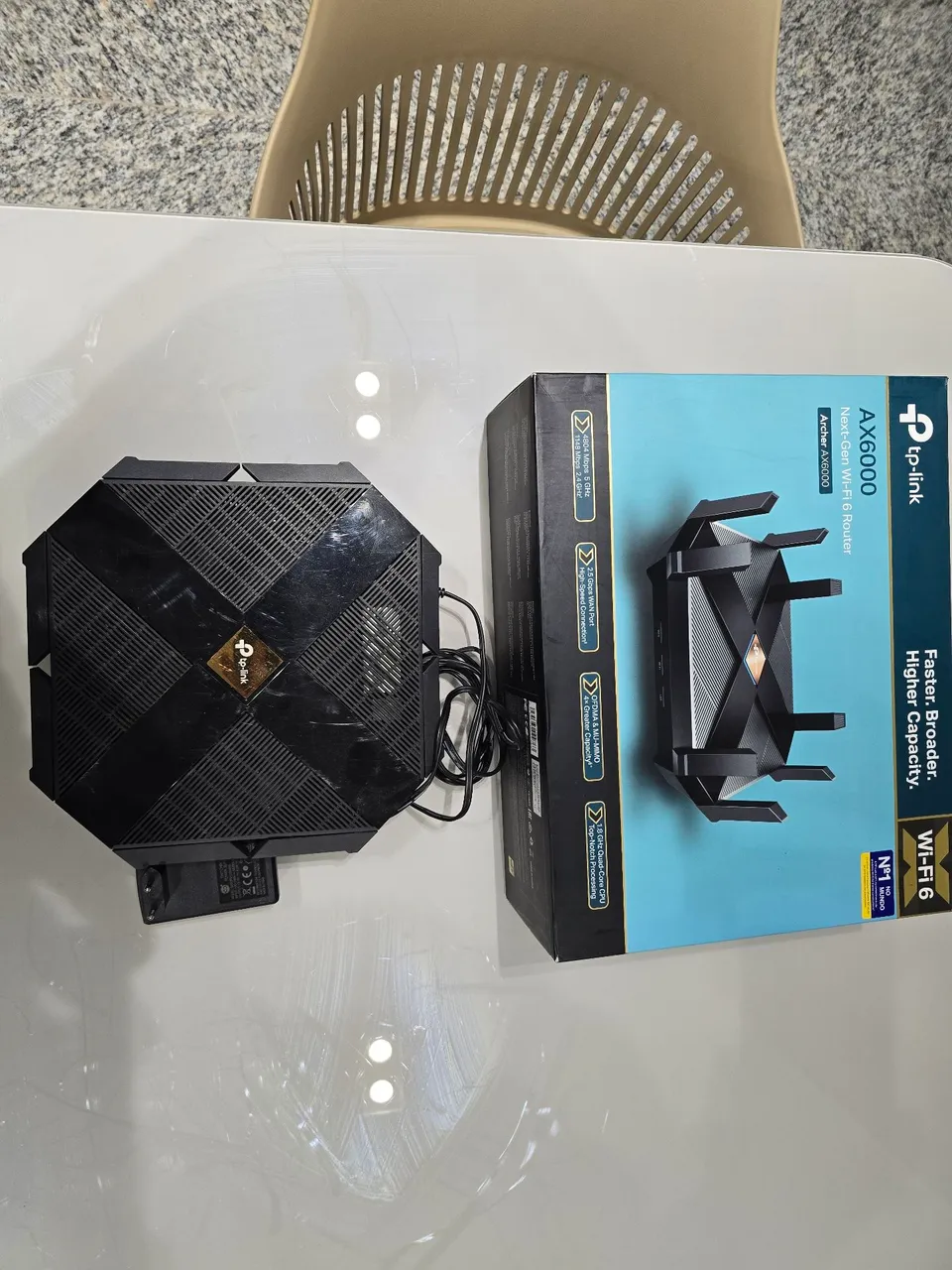 Roteador Wi-fi 6 Gamer Tri Band Ax6600 Archer Gx90 Tp-link