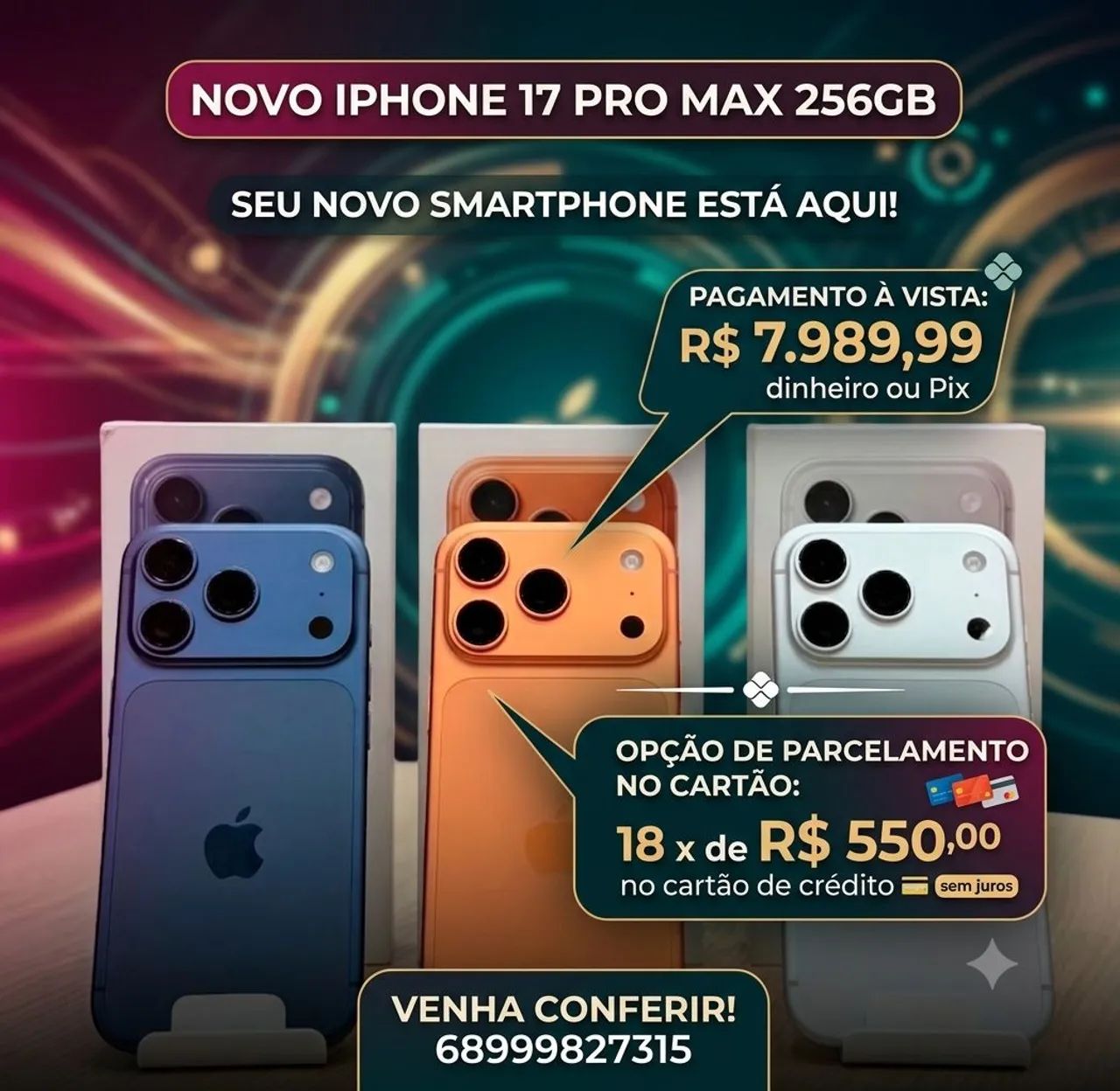 IPHONE 17 PRO MAX 256 GB