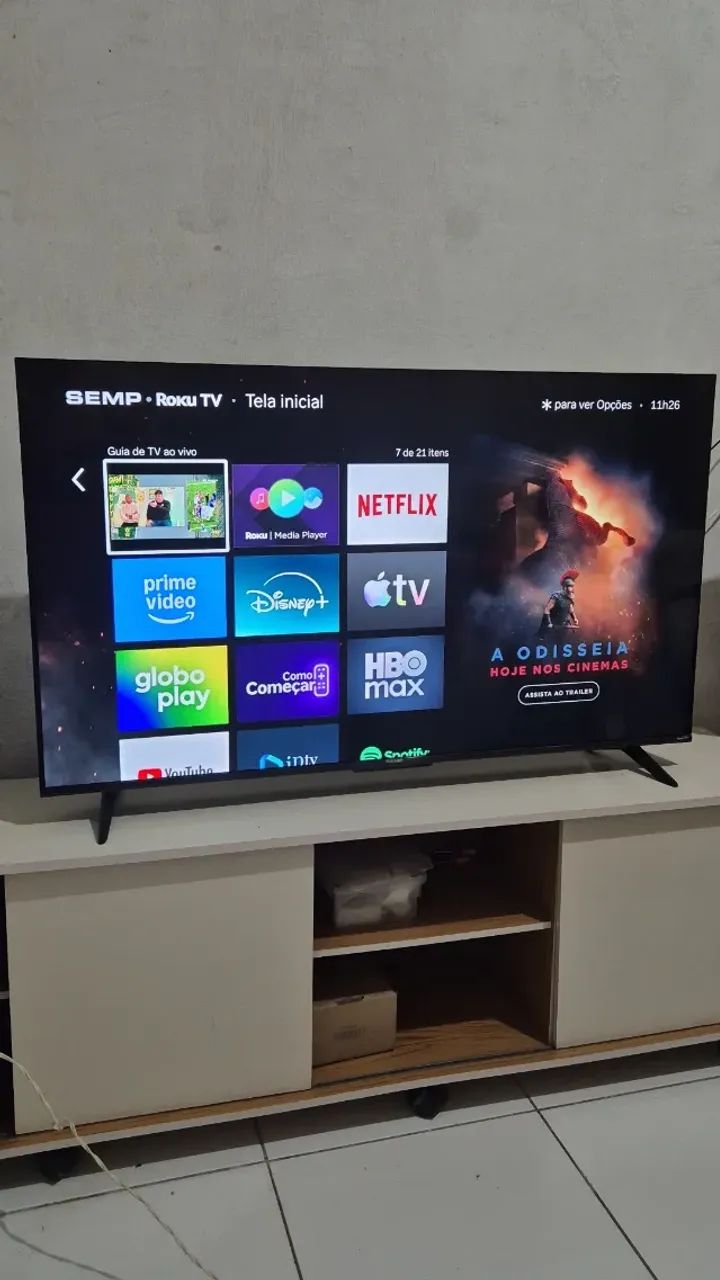 Tv smart 50 polegadas sem nenhum defeito. - Foto 3
